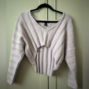 forever 21, purple/pink sweater, size xs